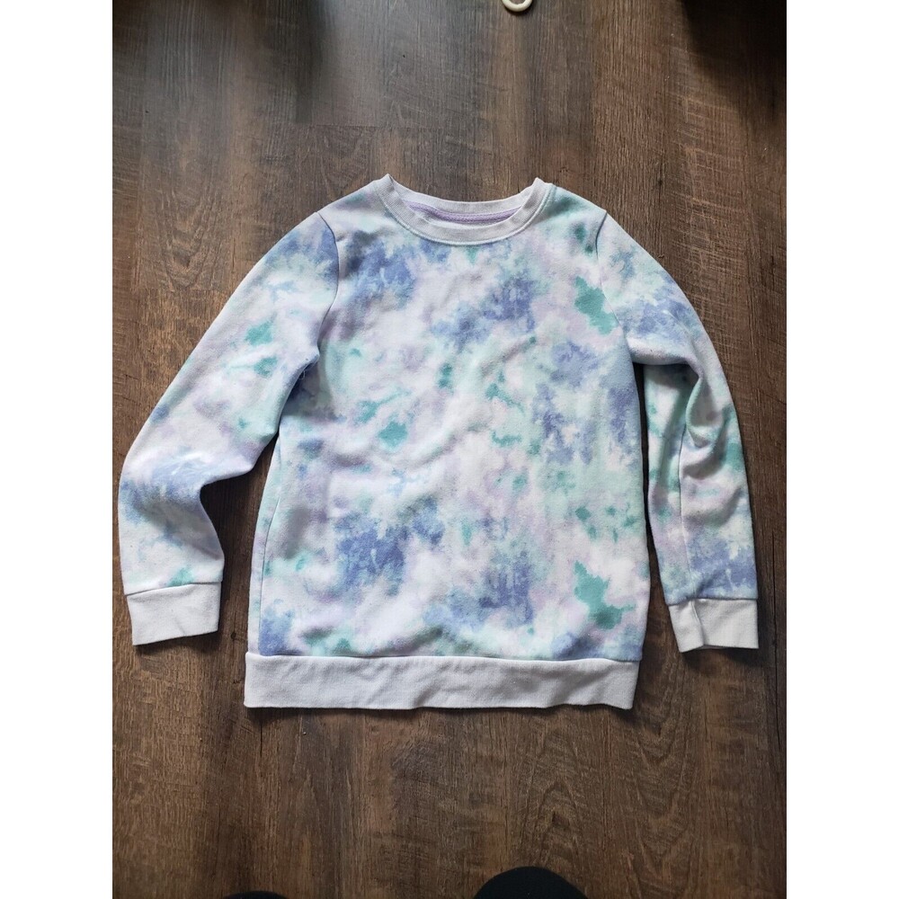 Girls 14/16 Cat & Jack Tie Dye Crewneck Sweatshirt